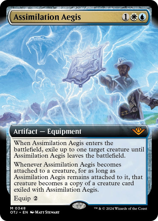 Image for Assimilation Aegis (Extended Art) (348) (Outlaws of Thunder Junction) - Magic: The Gathering