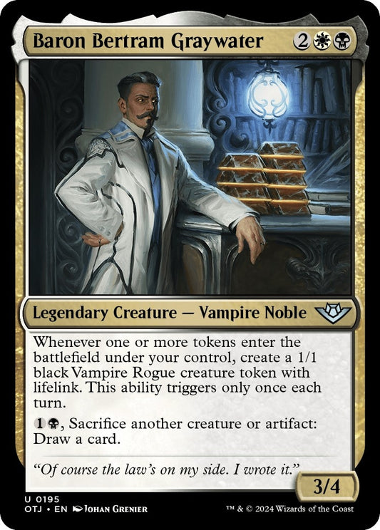 Image for Baron Bertram Graywater (195) (Outlaws of Thunder Junction) - Magic: The Gathering
