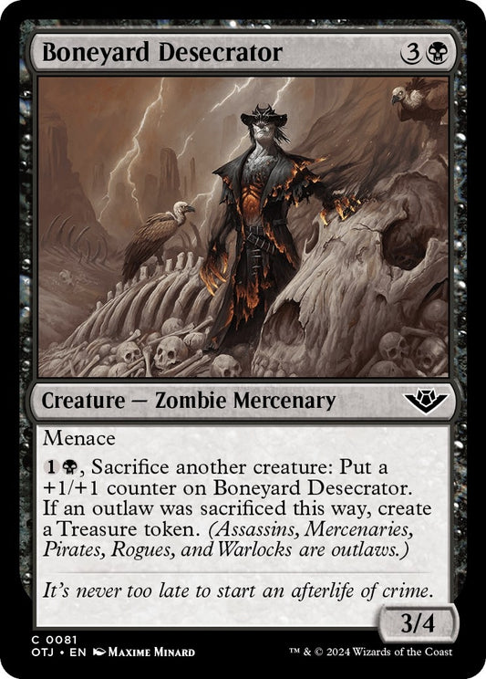 Image for Boneyard Desecrator (81) (Outlaws of Thunder Junction) - Magic: The Gathering