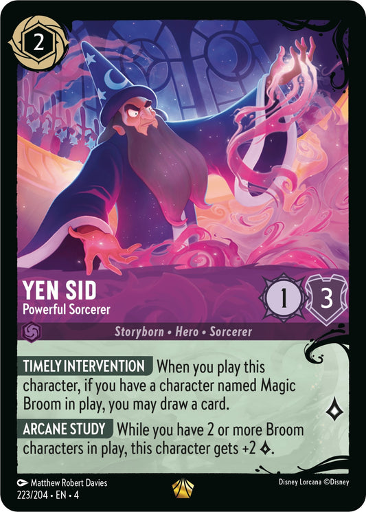 Image for Yen Sid - Powerful Sorcerer (223/204) (223/204) (Illumineer's Quest: Deep Trouble) - Disney Lorcana
