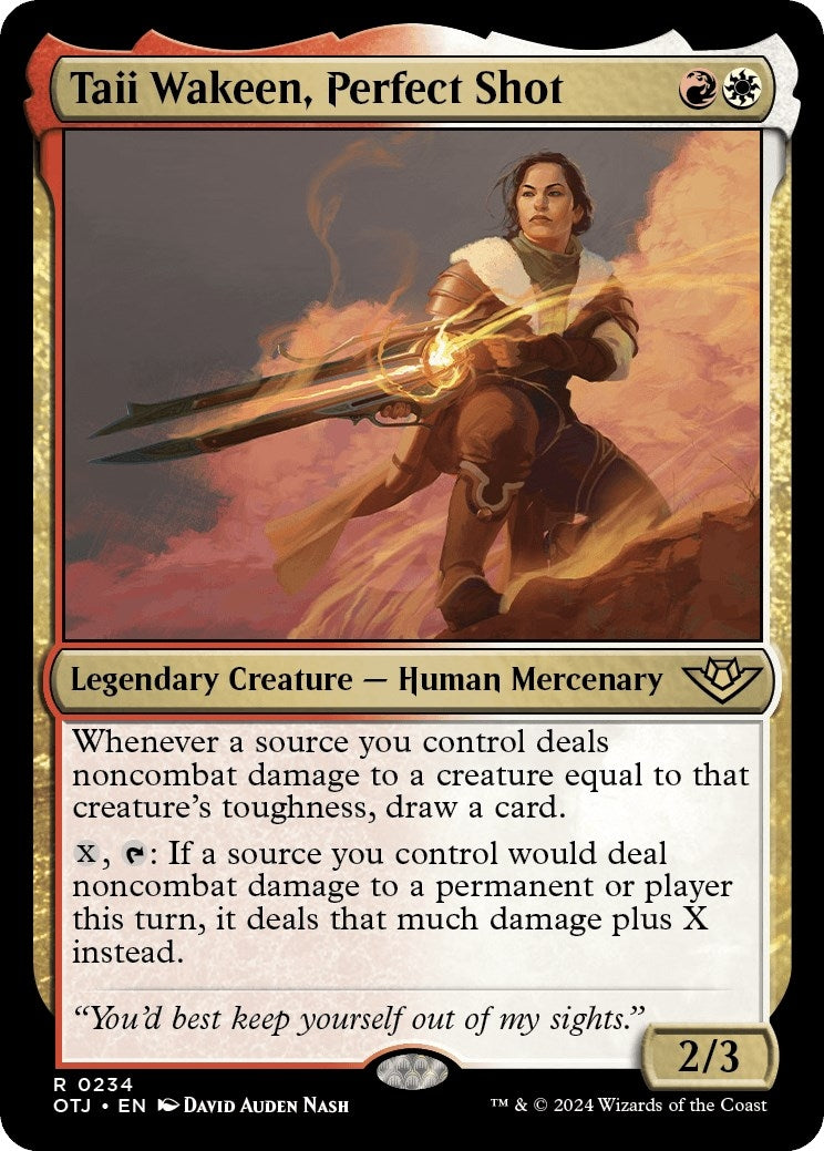 Image for Taii Wakeen, Perfect Shot (234) (Outlaws of Thunder Junction) - Magic: The Gathering