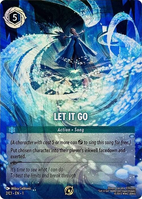 Image for Let It Go (2) (Disney Lorcana Promo Cards) - Disney Lorcana
