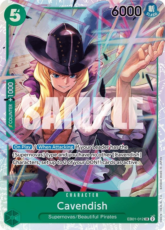 Image for Cavendish (EB01-012) (Extra Booster: Memorial Collection) - One Piece Card Game