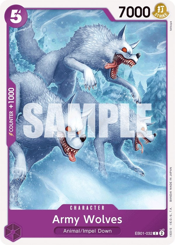 Image for Army Wolves (EB01-032) (Extra Booster: Memorial Collection) - One Piece Card Game