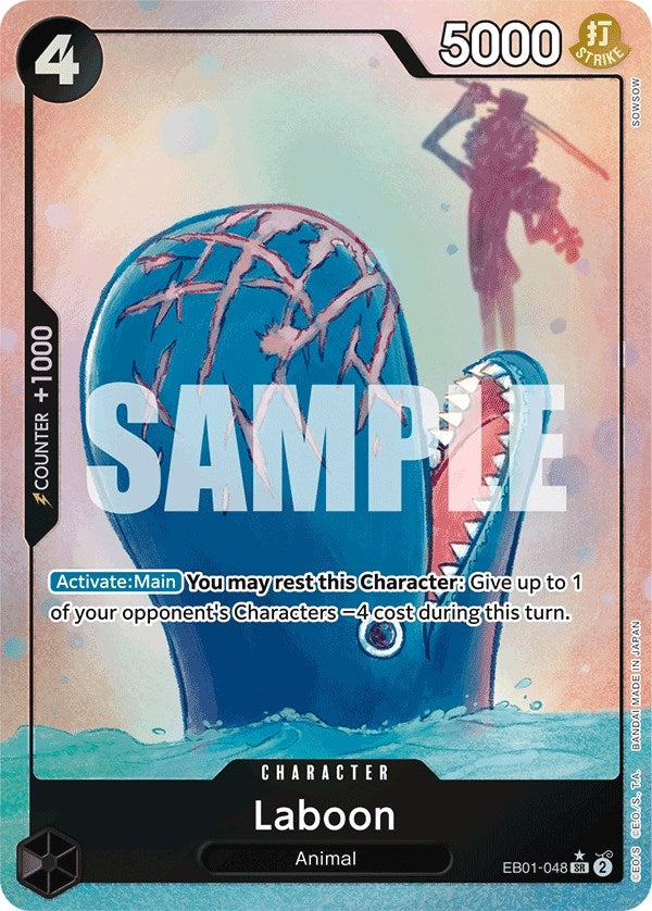Image for Laboon (048) (Alternate Art) (EB01-048) (Extra Booster: Memorial Collection) - One Piece Card Game
