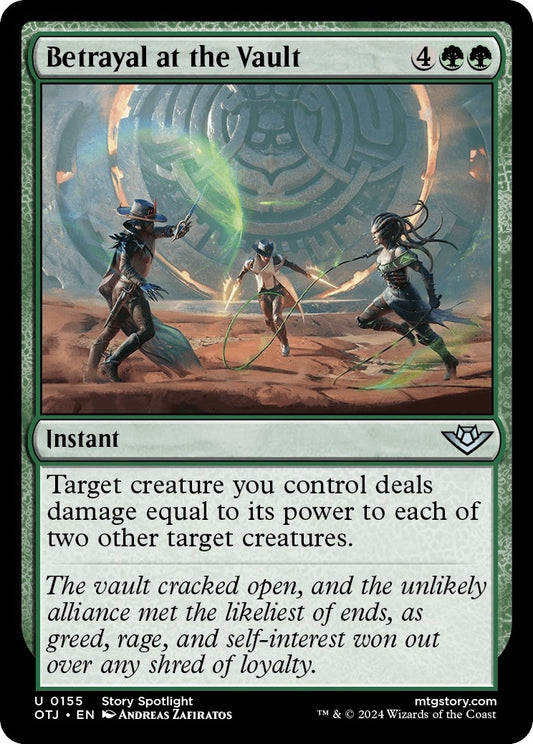 Image for Betrayal at the Vault (155) (Outlaws of Thunder Junction) - Magic: The Gathering
