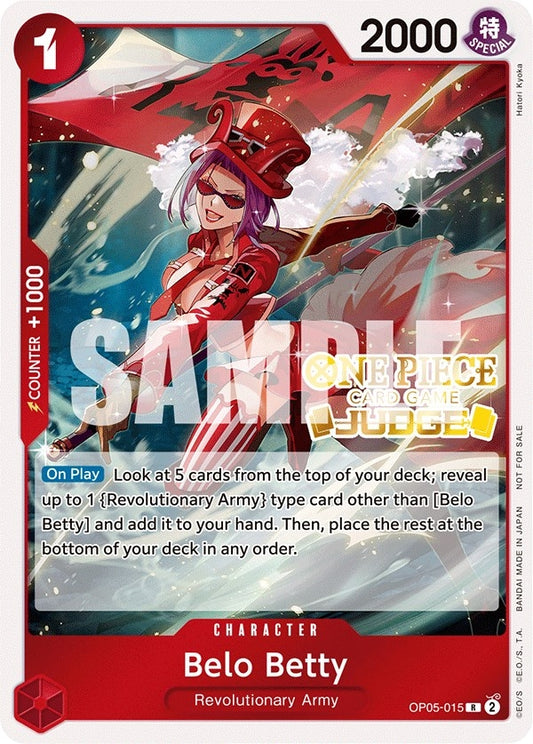 Image for Belo Betty (Judge Pack Vol. 3) (OP05-015) (One Piece Promotion Cards) - One Piece Card Game