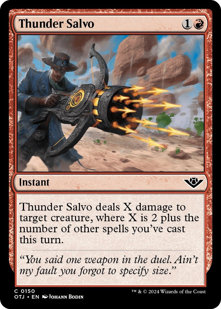 Image for Thunder Salvo (150) (Outlaws of Thunder Junction) - Magic: The Gathering