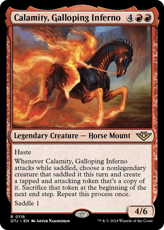 Image for Calamity, Galloping Inferno (116) (Outlaws of Thunder Junction) - Magic: The Gathering