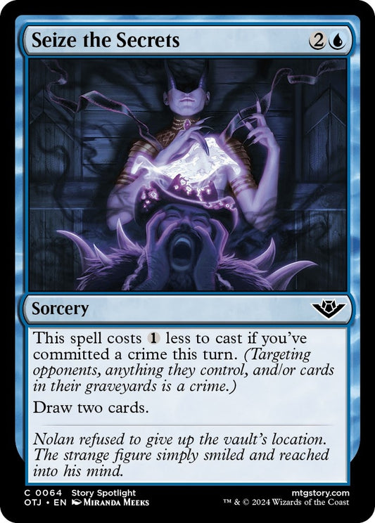 Image for Seize the Secrets (64) (Outlaws of Thunder Junction) - Magic: The Gathering