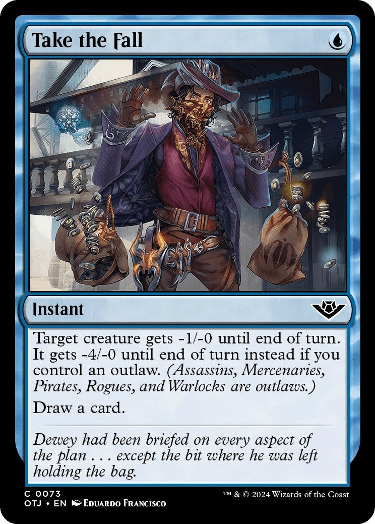 Image for Take the Fall (73) (Outlaws of Thunder Junction) - Magic: The Gathering