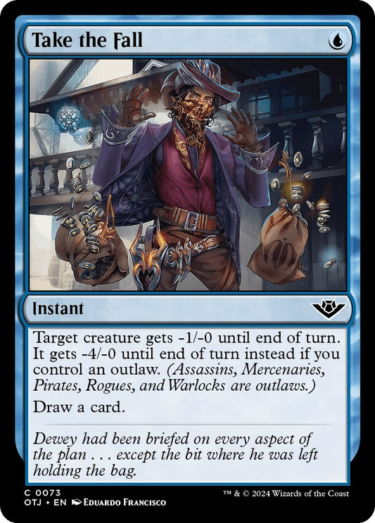 Image for Take the Fall (73) (Outlaws of Thunder Junction) - Magic: The Gathering