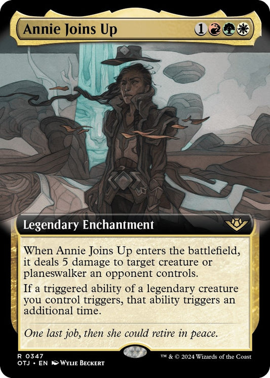 Image for Annie Joins Up (Extended Art) (347) (Outlaws of Thunder Junction) - Magic: The Gathering