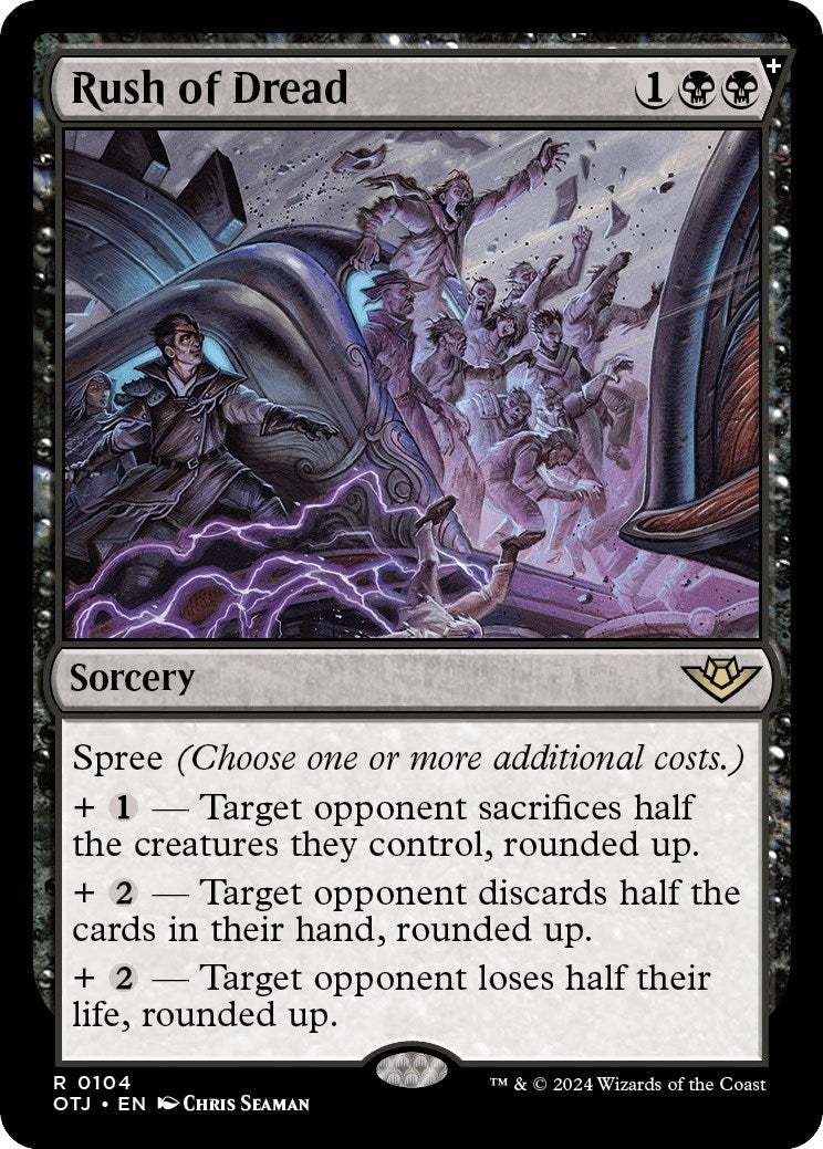 Image for Rush of Dread (104) (Outlaws of Thunder Junction) - Magic: The Gathering
