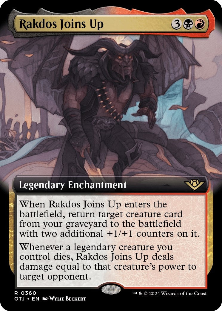 Image for Rakdos Joins Up (Extended Art) (360) (Outlaws of Thunder Junction) - Magic: The Gathering
