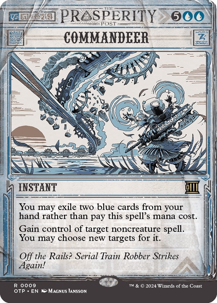 Image for Commandeer (9) (Outlaws of Thunder Junction: Breaking News) - Magic: The Gathering