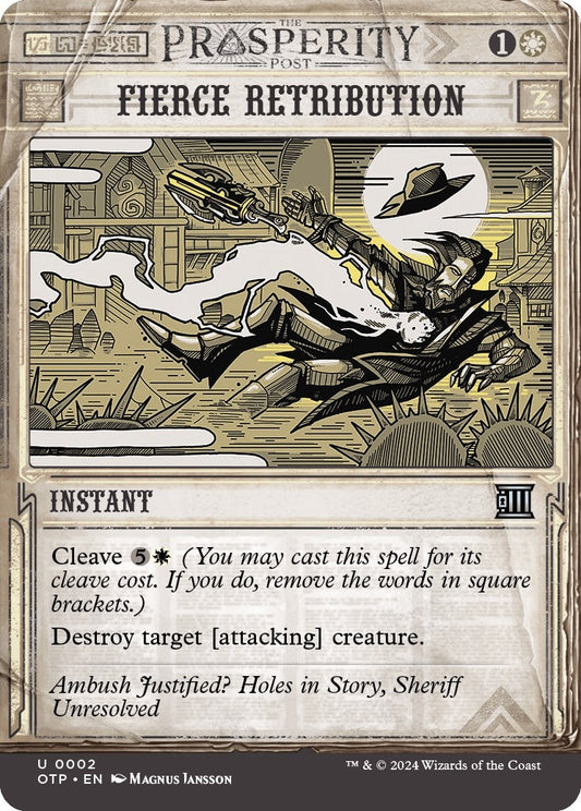 Image for Fierce Retribution (2) (Outlaws of Thunder Junction: Breaking News) - Magic: The Gathering