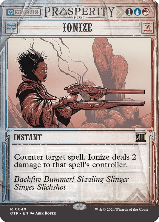 Image for Ionize (49) (Outlaws of Thunder Junction: Breaking News) - Magic: The Gathering