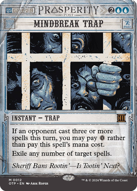 Image for Mindbreak Trap (12) (Outlaws of Thunder Junction: Breaking News) - Magic: The Gathering