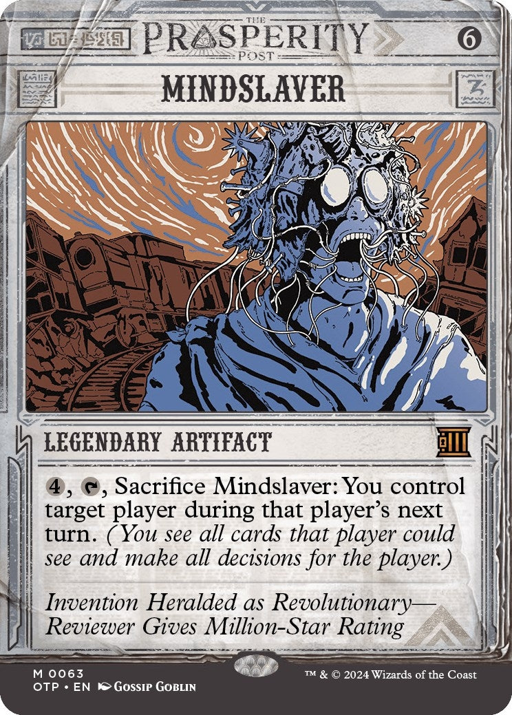 Image for Mindslaver (63) (Outlaws of Thunder Junction: Breaking News) - Magic: The Gathering