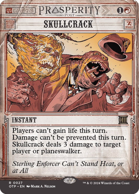 Image for Skullcrack (27) (Outlaws of Thunder Junction: Breaking News) - Magic: The Gathering