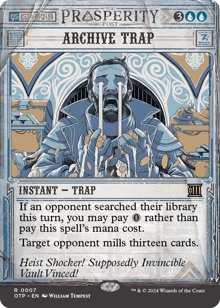 Image for Archive Trap (7) (Outlaws of Thunder Junction: Breaking News) - Magic: The Gathering