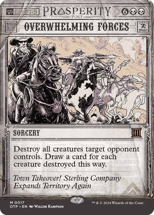 Image for Overwhelming Forces (17) (Outlaws of Thunder Junction: Breaking News) - Magic: The Gathering