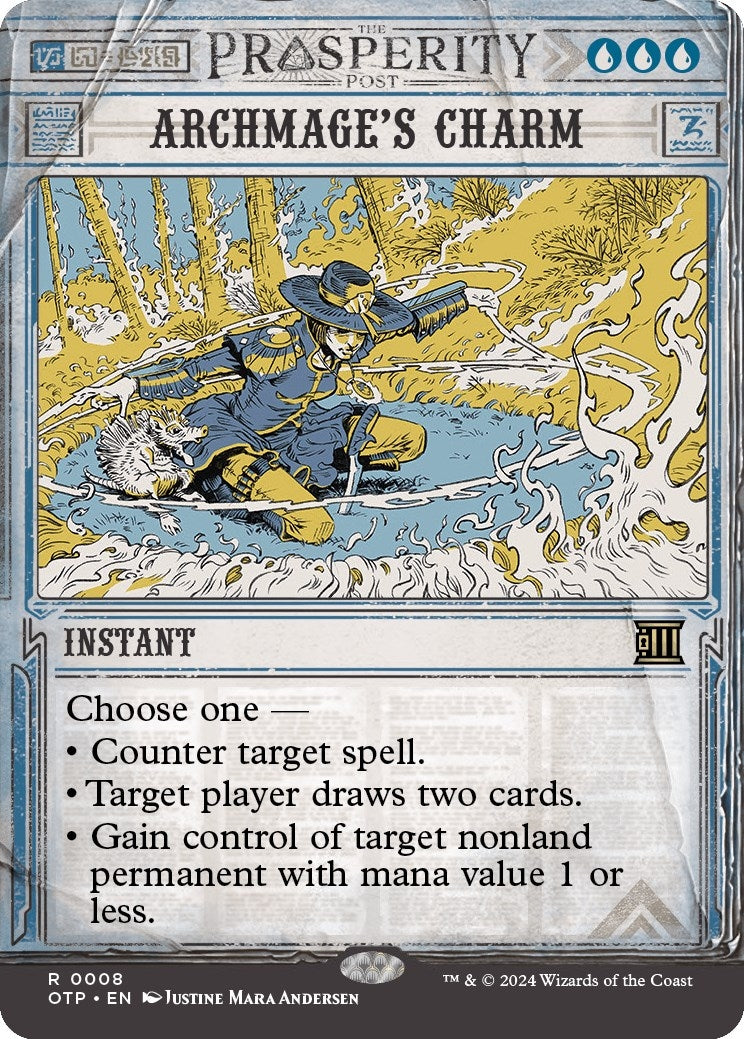 Image for Archmage's Charm (8) (Outlaws of Thunder Junction: Breaking News) - Magic: The Gathering