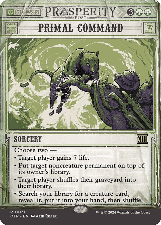 Image for Primal Command (31) (Outlaws of Thunder Junction: Breaking News) - Magic: The Gathering