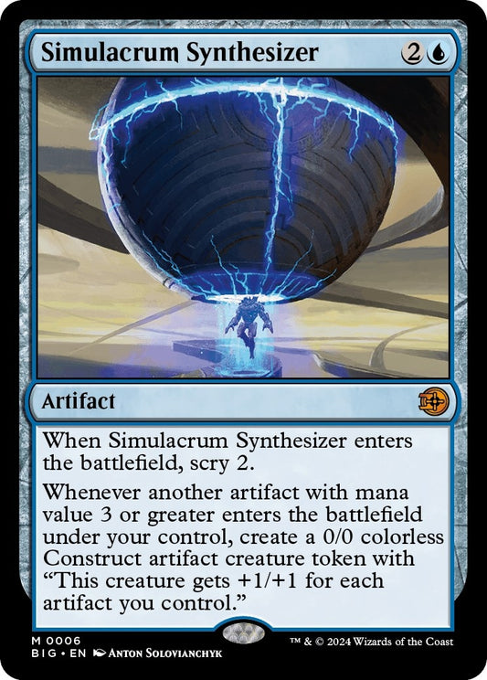 Image for Simulacrum Synthesizer (6) (Outlaws of Thunder Junction: The Big Score) - Magic: The Gathering