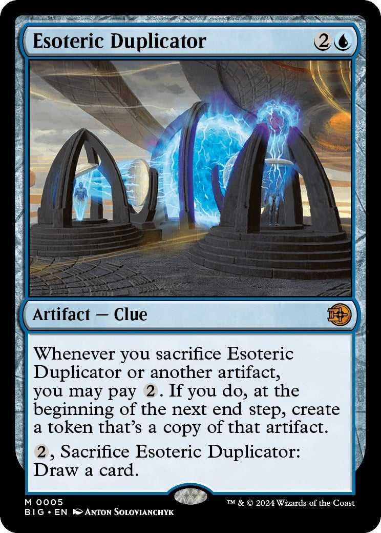 Image for Esoteric Duplicator (5) (Outlaws of Thunder Junction: The Big Score) - Magic: The Gathering