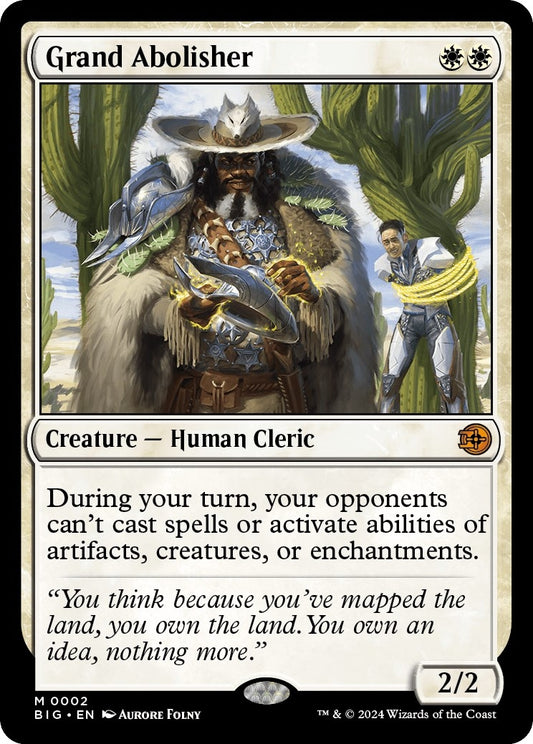 Image for Grand Abolisher (2) (Outlaws of Thunder Junction: The Big Score) - Magic: The Gathering
