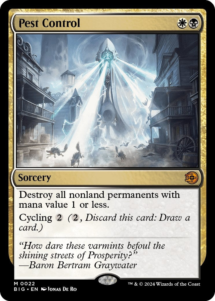 Image for Pest Control (22) (Outlaws of Thunder Junction: The Big Score) - Magic: The Gathering