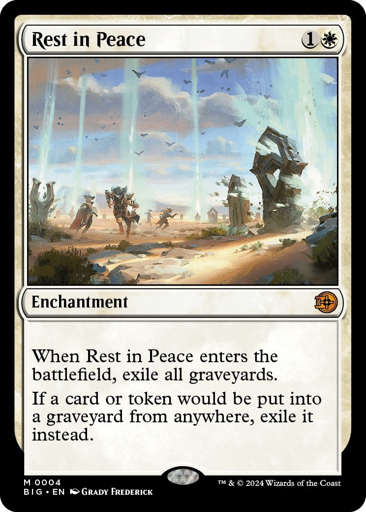 Image for Rest in Peace (4) (Outlaws of Thunder Junction: The Big Score) - Magic: The Gathering