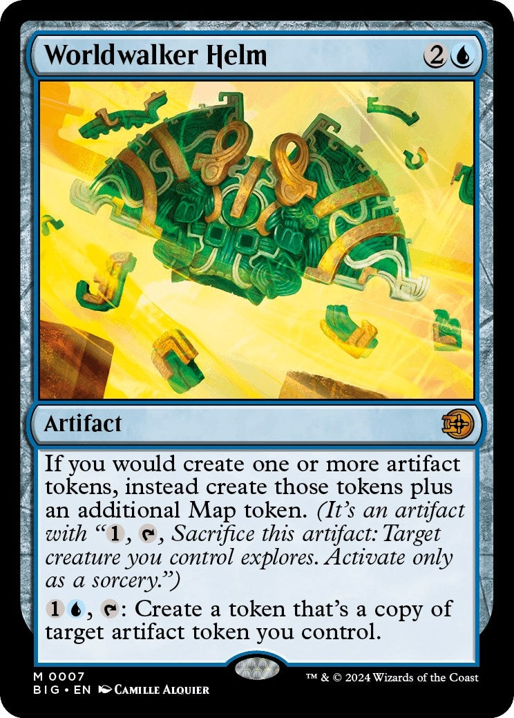Image for Worldwalker Helm (7) (Outlaws of Thunder Junction: The Big Score) - Magic: The Gathering