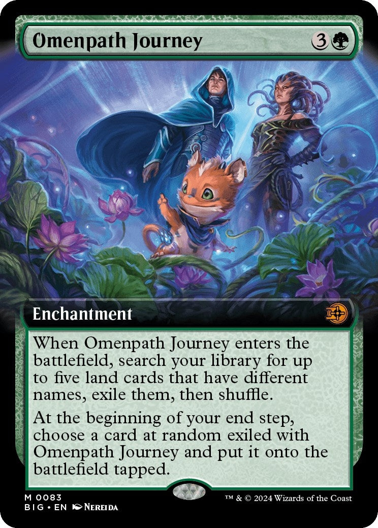 Image for Omenpath Journey (Extended Art) (83) (Outlaws of Thunder Junction: The Big Score) - Magic: The Gathering