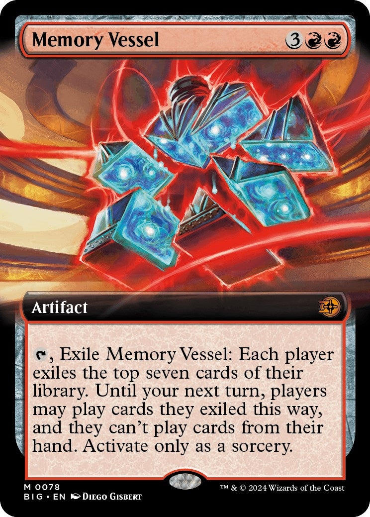 Image for Memory Vessel (Extended Art) (78) (Outlaws of Thunder Junction: The Big Score) - Magic: The Gathering