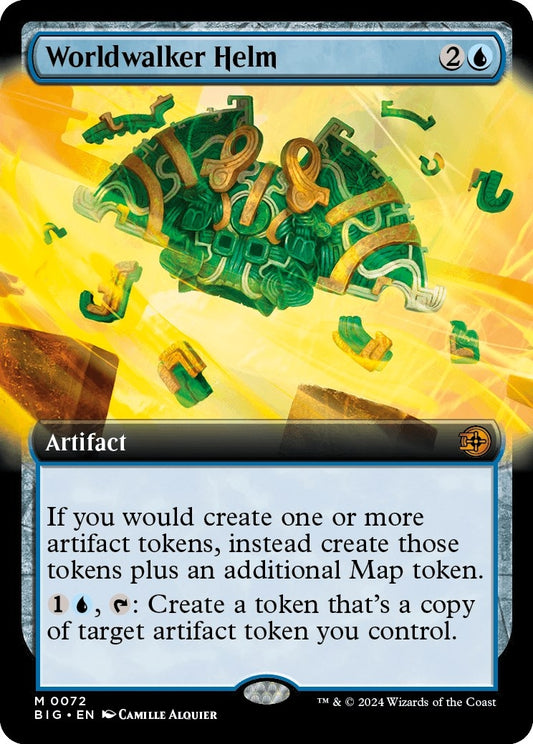 Image for Worldwalker Helm (Extended Art) (72) (Outlaws of Thunder Junction: The Big Score) - Magic: The Gathering