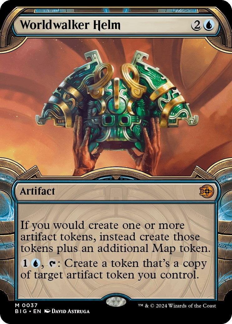 Image for Worldwalker Helm (Showcase) (37) (Outlaws of Thunder Junction: The Big Score) - Magic: The Gathering