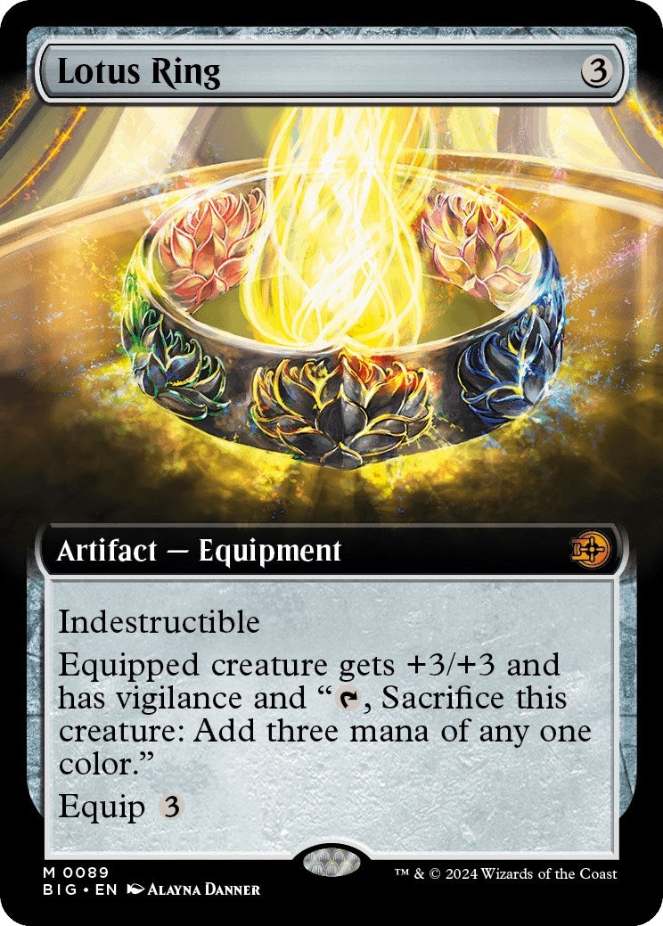 Image for Lotus Ring (Extended Art) (89) (Outlaws of Thunder Junction: The Big Score) - Magic: The Gathering