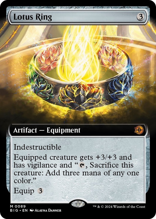 Image for Lotus Ring (Extended Art) (89) (Outlaws of Thunder Junction: The Big Score) - Magic: The Gathering