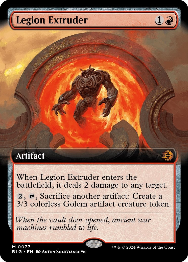 Image for Legion Extruder (Extended Art) (77) (Outlaws of Thunder Junction: The Big Score) - Magic: The Gathering