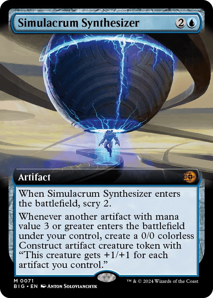 Image for Simulacrum Synthesizer (Extended Art) (71) (Outlaws of Thunder Junction: The Big Score) - Magic: The Gathering