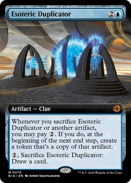 Image for Esoteric Duplicator (Extended Art) (70) (Outlaws of Thunder Junction: The Big Score) - Magic: The Gathering