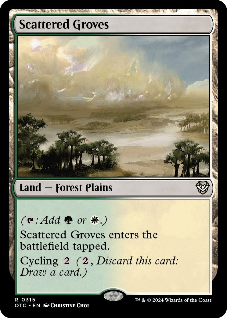 Image for Scattered Groves (315) (Commander: Outlaws of Thunder Junction) - Magic: The Gathering