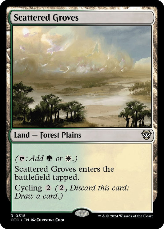 Image for Scattered Groves (315) (Commander: Outlaws of Thunder Junction) - Magic: The Gathering