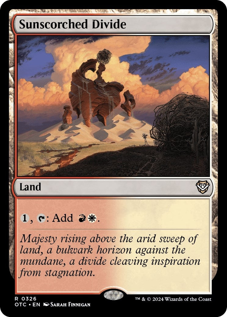 Image for Sunscorched Divide (326) (Commander: Outlaws of Thunder Junction) - Magic: The Gathering