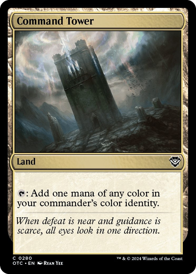 Image for Command Tower (280) (Commander: Outlaws of Thunder Junction) - Magic: The Gathering