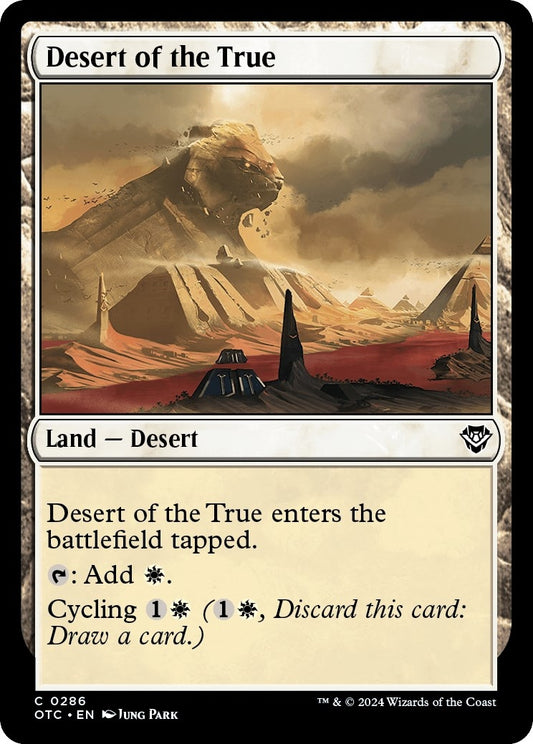 Image for Desert of the True (286) (Commander: Outlaws of Thunder Junction) - Magic: The Gathering