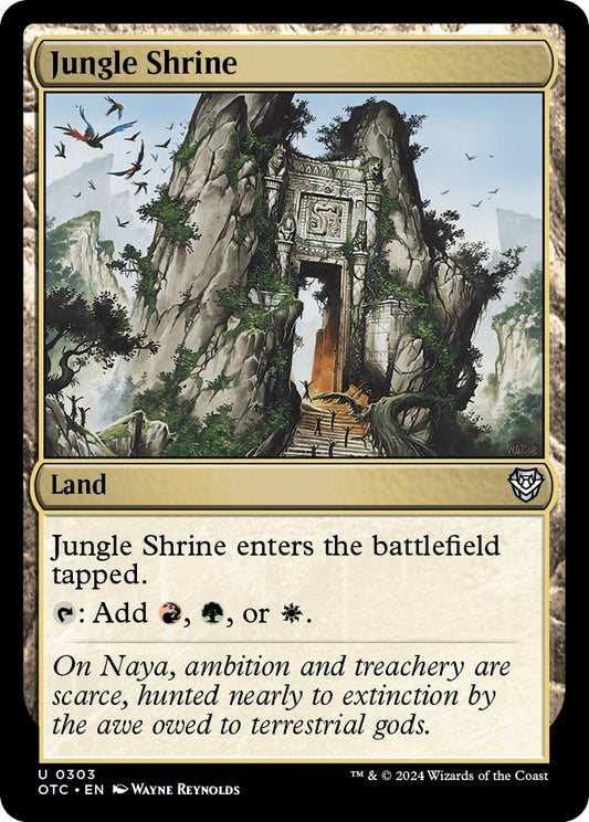 Image for Jungle Shrine (303) (Commander: Outlaws of Thunder Junction) - Magic: The Gathering